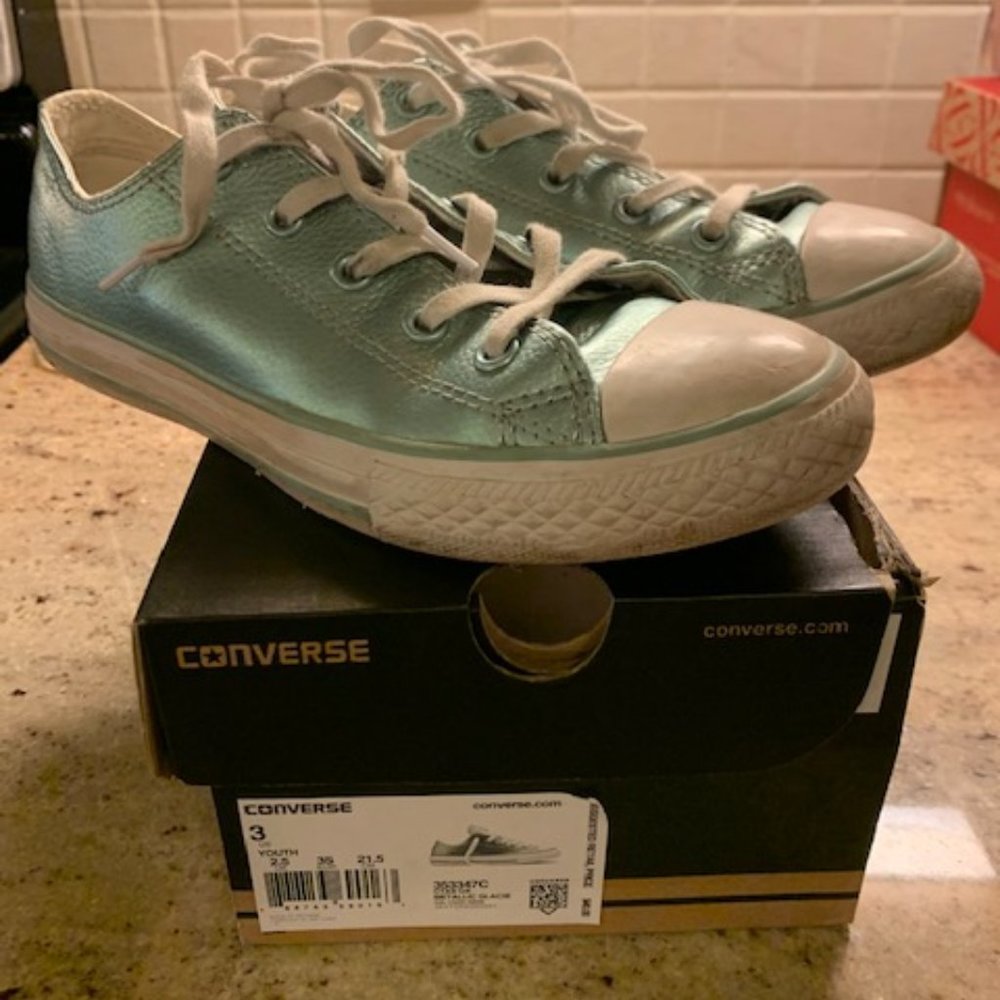 Converse All Star Metallic Glacie Chuck Taylors